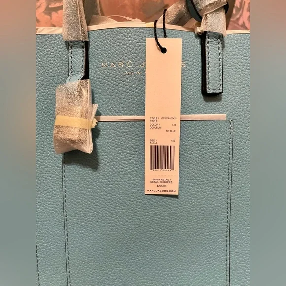 Marc Jacobs Air Blue Micro Grind Tote Bag - Picture 7 of 7